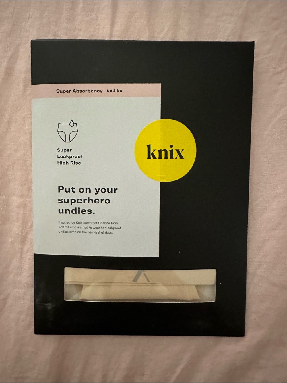 knix Super Leakproof High Rise Undies - Color: Dune